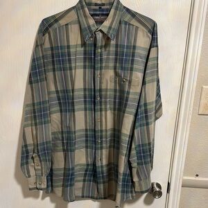 International Waters American Classic‎ Men’s XL Long Sleeve Button Down Plaid